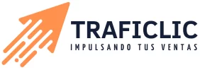 Traficlic agencia SEO Logo blanco
